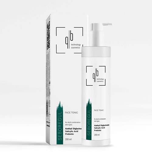 

QB TECHNOLOGY COSMETICS Тоник для лица с азелоглицином и салициловой кислотой 200, Тоник для лица с азелоглицином и салициловой кислотой