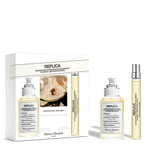 

MAISON MARGIELA Набор Replica Afternoon Delight: Туалетная вода + Миниатюра, Набор Replica Afternoon Delight: Туалетная вода + Миниатюра