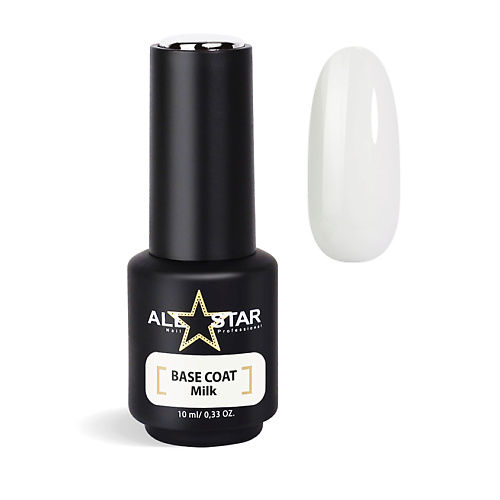 

ALL STAR PROFESSIONAL База пластичная камуфлирующая для гель-лака Milk, База пластичная камуфлирующая для гель-лака Milk