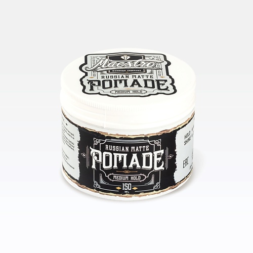 

GREAT MAESTRO BARBERS COMPANY Матовая помада на водной основе Russian Matte Pomade 150, Матовая помада на водной основе Russian Matte Pomade