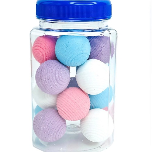 

ECOBUBBLE Бомбочки для ванн набор минишариков в банке, Бомбочки для ванн набор минишариков в банке