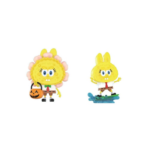 

POP MART Игрушка-сюрприз The Monsters Spongebob Series jack-o'-lantern+ pie star x YAYA, 9 см, Игрушка-сюрприз The Monsters Spongebob Series jack-o'-lantern+ pie star x YAYA, 9 см