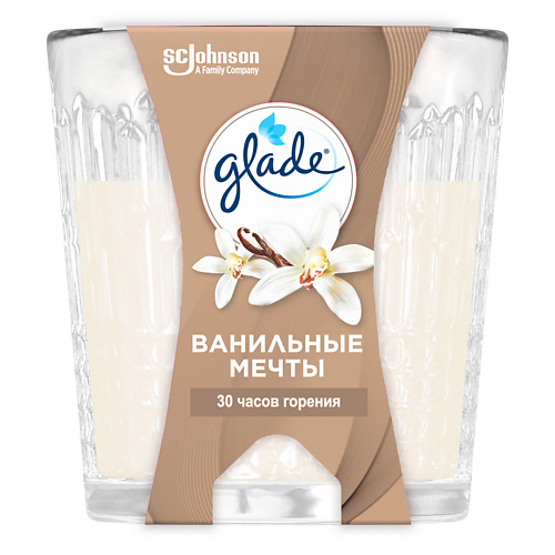 

GLADE Свеча ароматическая "Ванильные мечты" 130, Свеча ароматическая "Ванильные мечты"