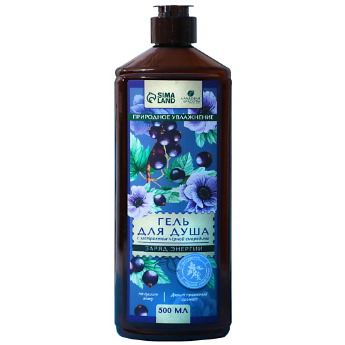 

КЛАДОВАЯ КРАСОТЫ Бодрящий гель для душа с экстрактом черной смородины 500, Бодрящий гель для душа с экстрактом черной смородины