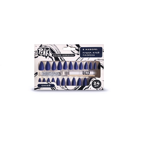 

P.INK Набор матовых накладных ногтей, Набор матовых накладных ногтей