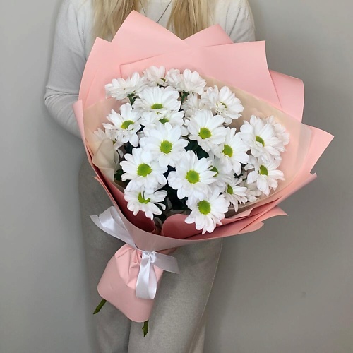 FLEUR DE FEE ЦВЕТОЧНАЯ ФЕЯ Букет из 3 белых ромашковых хризантем