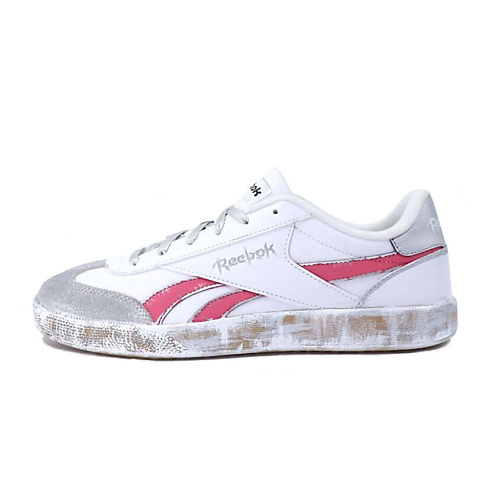 

REEBOK Кроссовки Reebok VECTOR SMASH Series Skateboard Shoes Unisex Low-Top White/Pink, Кроссовки Reebok VECTOR SMASH Series Skateboard Shoes Unisex Low-Top White/Pink
