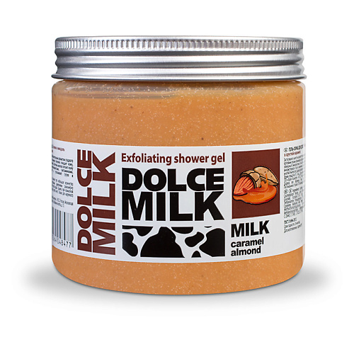 

DOLCE MILK Гель-скраб для душа Молоко и миндаль в хрустящей карамели 400, Гель-скраб для душа Молоко и миндаль в хрустящей карамели