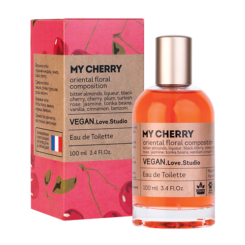 

VEGAN.LOVE.STUDIO Туалетная вода женская My Cherry 100, Туалетная вода женская My Cherry