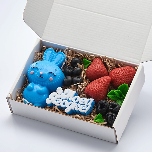 

SKUINA Мыло ручной работы Зайчик и ягоды 180, Мыло ручной работы Зайчик и ягоды