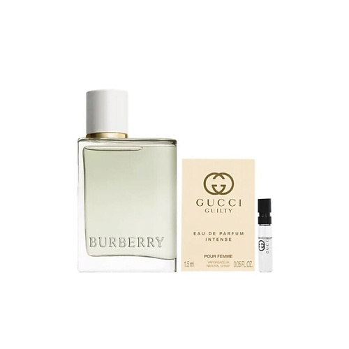 

BURBERRY Набор: Туалетная вода Burberry Her + Парфюмерная вода Gucci Guilty Eau de Parfum Intense, Набор: Туалетная вода Burberry Her + Парфюмерная вода Gucci Guilty Eau de Parfum Intense