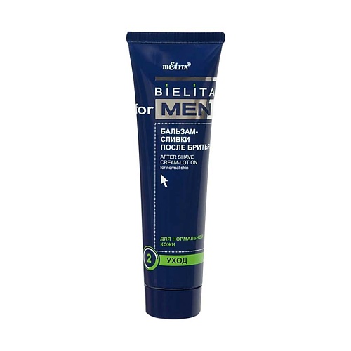 

БЕЛИТА Бальзам-сливки после бритья Bielita For Men 100, Бальзам-сливки после бритья Bielita For Men