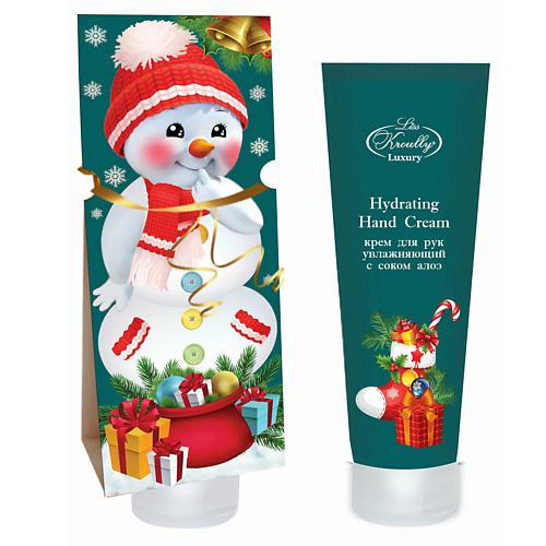 

LISS KROULLY ПОДАРОЧНЫЙ НАБОР Снеговик, крем для рук увлажняющий с алоэ, ПОДАРОЧНЫЙ НАБОР Снеговик, крем для рук увлажняющий с алоэ