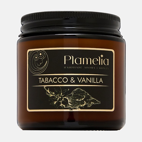

PLAMELIA Свеча ароматическая Табак и ваниль 120, Свеча ароматическая Табак и ваниль