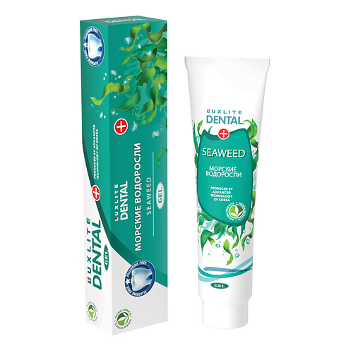 

LUXLITE DENTAL Гелевая зубная паста Морские водоросли 53, Гелевая зубная паста Морские водоросли
