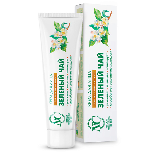 

НЕВСКАЯ КОСМЕТИКА Крем для лица Зеленый Чай 40, Крем для лица Зеленый Чай