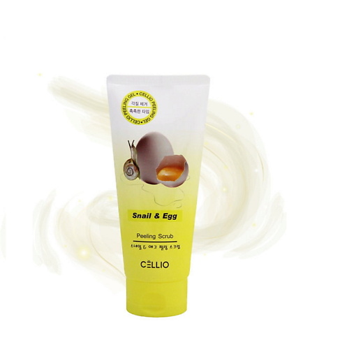 

CELLIO Скраб с яичным и улиточным экстрактом 180, Скраб с яичным и улиточным экстрактом