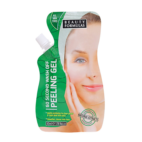 

BEAUTY FORMULAS Гель-пилинг смывающийся через 60 секунд 60 Sec Wash Off Peeling Gel 50, Гель-пилинг смывающийся через 60 секунд 60 Sec Wash Off Peeling Gel