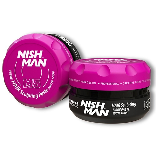 

NISHMAN Паста для волос Fibre Hair Sculpturing Matte Look Wax M5 30, Паста для волос Fibre Hair Sculpturing Matte Look Wax M5