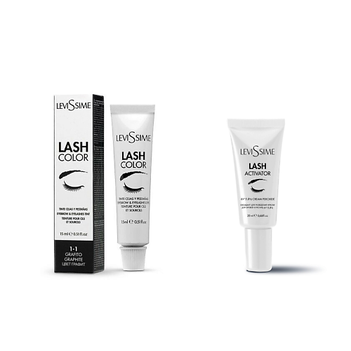 

LEVISSIME Краска для бровей и ресниц + Оксид 1,8%, Краска для бровей и ресниц + Оксид 1,8%