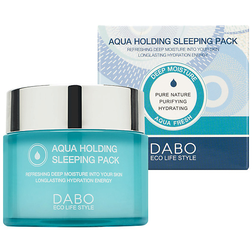 

DABO Маска для лица увлажняющая ночная с коллагеном и ледниковой водой Aqua Hoding Sleeping Pack 80, Маска для лица увлажняющая ночная с коллагеном и ледниковой водой Aqua Hoding Sleeping Pack