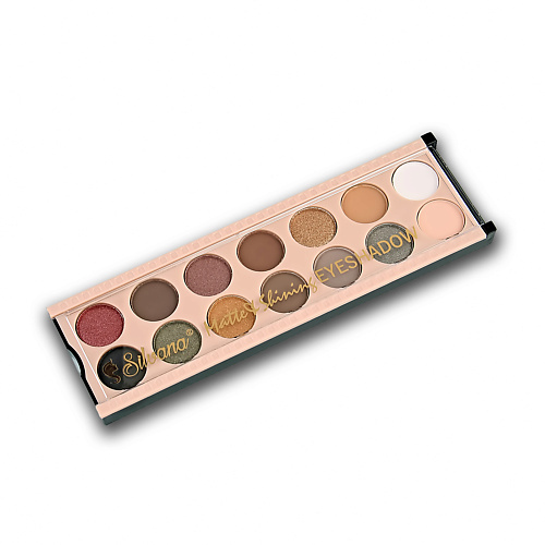 

SILVANA Тени для век Matte & Shining, Тени для век Matte & Shining