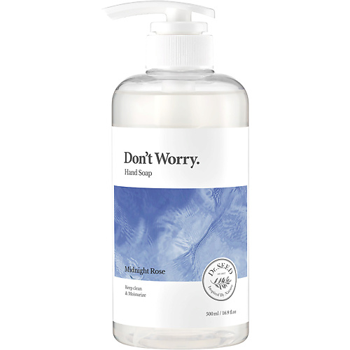 

DR. SEED Жидкое мыло для рук с ароматом букета белых цветов Don't Worry Hand Soap 500, Жидкое мыло для рук с ароматом букета белых цветов Don't Worry Hand Soap