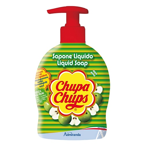 

ADMIRANDA Жидкое мыло Чупа-чупс с ароматом зеленого яблока 300, Жидкое мыло Чупа-чупс с ароматом зеленого яблока