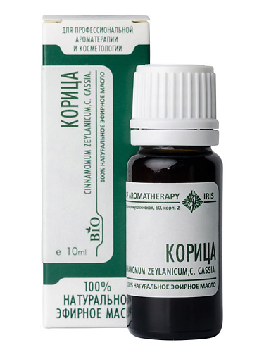 

ЦЕНТР АРОМАТЕРАПИИ ИРИС Эфирное масло Корицы 10, Эфирное масло Корицы