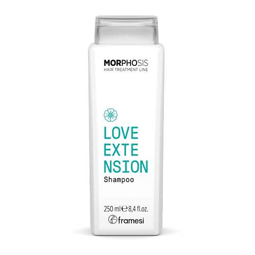 

FRAMESI Шампунь для наращиваемых волос MORPHOSIS LOVE EXTENTION SHAMPOO 250, Шампунь для наращиваемых волос MORPHOSIS LOVE EXTENTION SHAMPOO