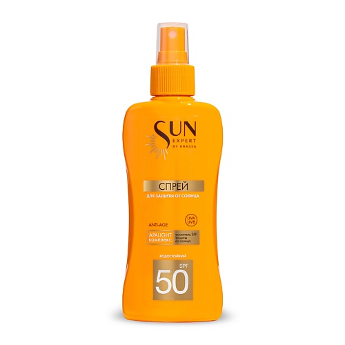

KRASSA SUN EXPERT Спрей для защиты от солнца SPF 50 180, SUN EXPERT Спрей для защиты от солнца SPF 50