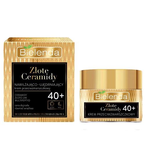 

BIELENDA Увлажняющий и укрепляющий крем для лица 40+ день/ночь GOLDEN CERAMIDES 50, Увлажняющий и укрепляющий крем для лица 40+ день/ночь GOLDEN CERAMIDES
