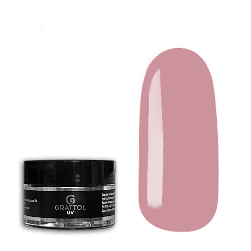 

GRATTOL Гель для наращивания ногтей камуфляж, Гель для наращивания ногтей камуфляж