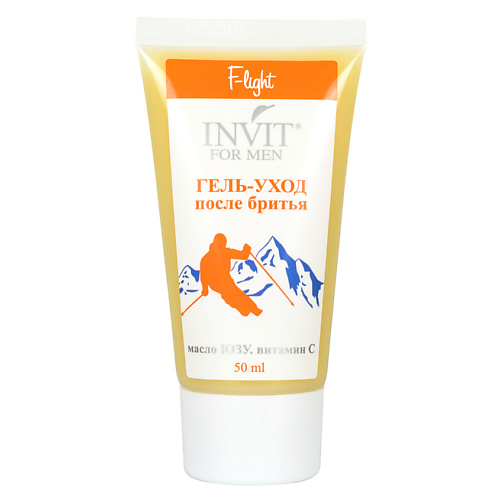 

INVIT Гель-уход после бритья F-light с маслом Юзу и витамином С 50, Гель-уход после бритья F-light с маслом Юзу и витамином С
