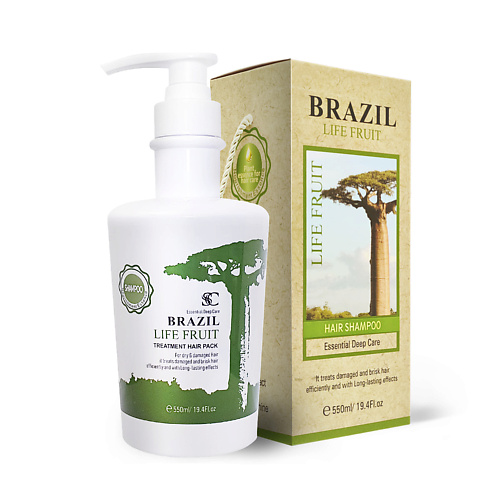 

SC BRAZIL LIFE FRUIT Шампунь глубокой очистки профессиональный Exceptional Nutrition Shampoo 550, Шампунь глубокой очистки профессиональный Exceptional Nutrition Shampoo
