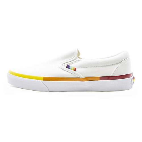 

VANS Кроссовки Classic Slip On White/Yellow, Кроссовки Classic Slip On White/Yellow
