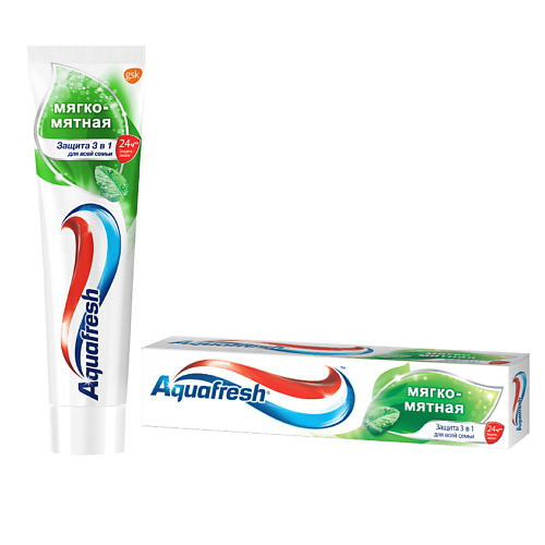 

AQUAFRESH Зубная паста Мягко-мятная Mild&Minty 125, Зубная паста Мягко-мятная Mild&Minty