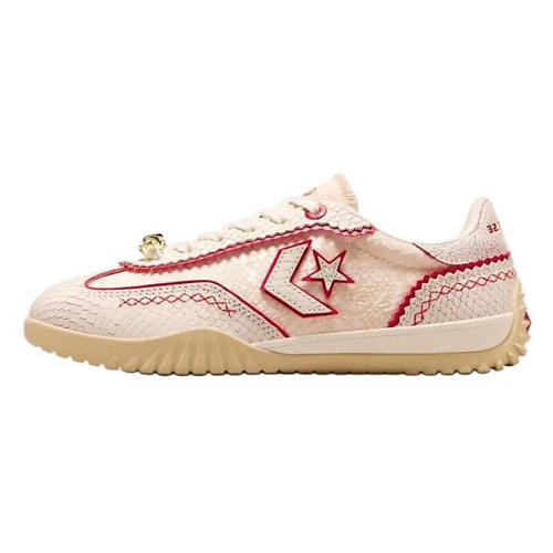 

CONVERSE Кроссовки Run Star Trainer Anti-Slip Wear-Resistant Low-Top Training Shoes Unisex Beige Red, Кроссовки Run Star Trainer Anti-Slip Wear-Resistant Low-Top Training Shoes Unisex Beige Red