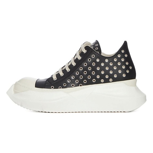 

RICK OWENS Кроссовки Abstract Eyelet-embellished Sneakers, Кроссовки Abstract Eyelet-embellished Sneakers