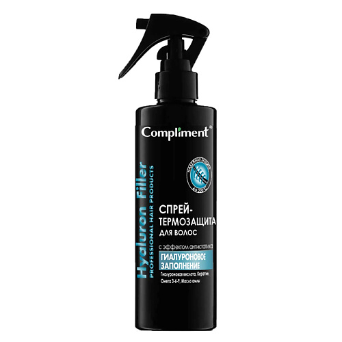 

COMPLIMENT Спрей-термозащита для волос c эффектом антистатика 200, Спрей-термозащита для волос c эффектом антистатика