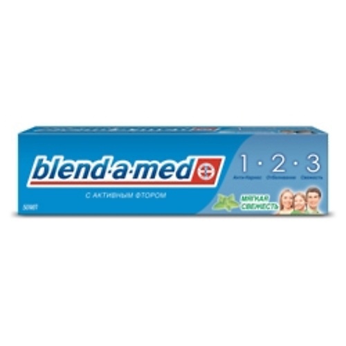 

BLEND-A-MED Зубная паста 3-Эффект Мягкая Свежесть 150, Зубная паста 3-Эффект Мягкая Свежесть