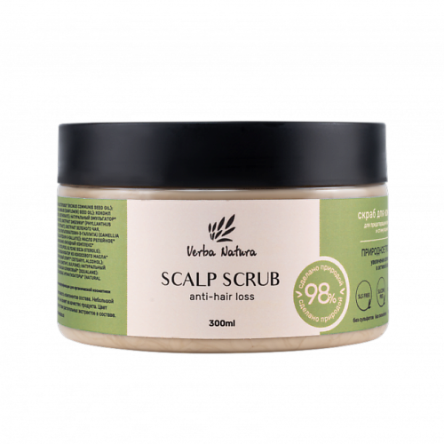 VERBA NATURA Скраб против выпадения волос и стимуляции их роста Природное пробуждение 300 738₽