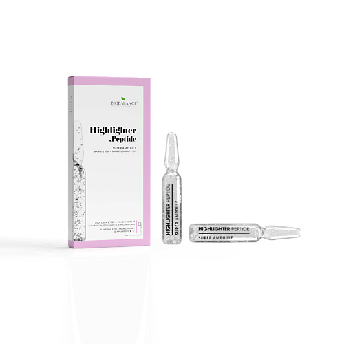 

BIOBALANCE Ампулы для лица антивозрастные с пептидами SUPER AMPOULE HIGHLIGHTER PEPTIDE 20, Ампулы для лица антивозрастные с пептидами SUPER AMPOULE HIGHLIGHTER PEPTIDE