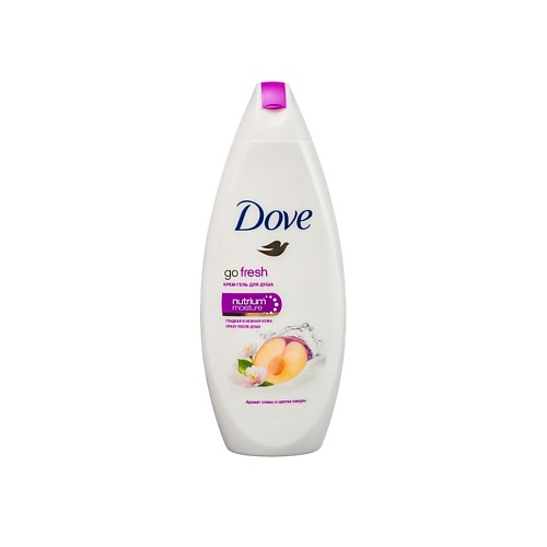 

DOVE Крем-гель для душа Слива и цветы сакуры Go Fresh Nutrium Moisture 250, Крем-гель для душа Слива и цветы сакуры Go Fresh Nutrium Moisture