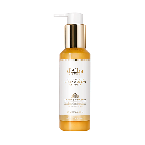 

D`ALBA Масло+пенка White Truffle Return Oil Cream Cleanser 150, Масло+пенка White Truffle Return Oil Cream Cleanser