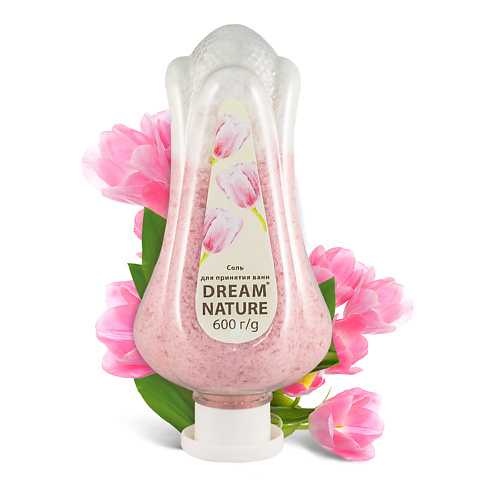 

DREAM NATURE Соль для ванны с пеной "Тюльпан" 600, Соль для ванны с пеной "Тюльпан"