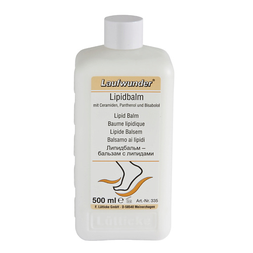 

LAUFWUNDER Бальзам для ног с липидами, церамидами, пантенолом и бисабололом 500, Бальзам для ног с липидами, церамидами, пантенолом и бисабололом