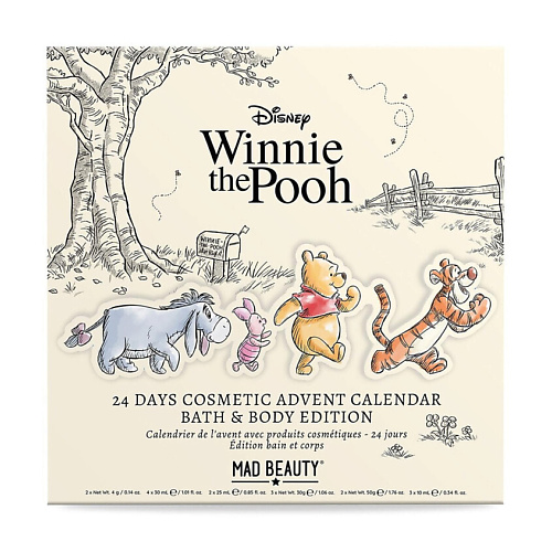 

ACCENTRA Адвент-календарь для девочек Mad Beauty Disney Winnie the Pooh, Адвент-календарь для девочек Mad Beauty Disney Winnie the Pooh