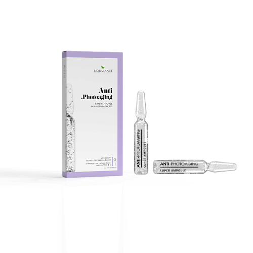 

BIOBALANCE Ампулы для лица против фотостарения SUPER AMPOULE ANTI PHOTOAGING 20, Ампулы для лица против фотостарения SUPER AMPOULE ANTI PHOTOAGING