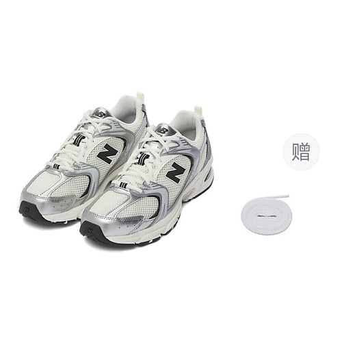 

NEW BALANCE Кроссовки NB 530 Running Shoes Unisex Low-Top Silver/Black, Кроссовки NB 530 Running Shoes Unisex Low-Top Silver/Black